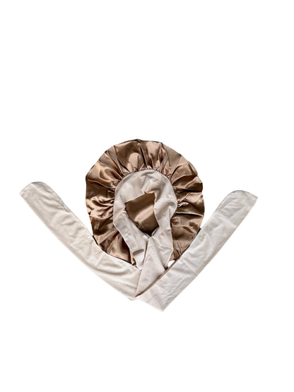 Premium Non-Slip Satin Hair Bonnet Double Layer Satin Soft Band with Silky Smooth Surface & Adjustable Sateen Tie Band for Secure Fit Unisex Wigcap Haircare - Elastic, Satin Bonnet Sleep Hair Cap