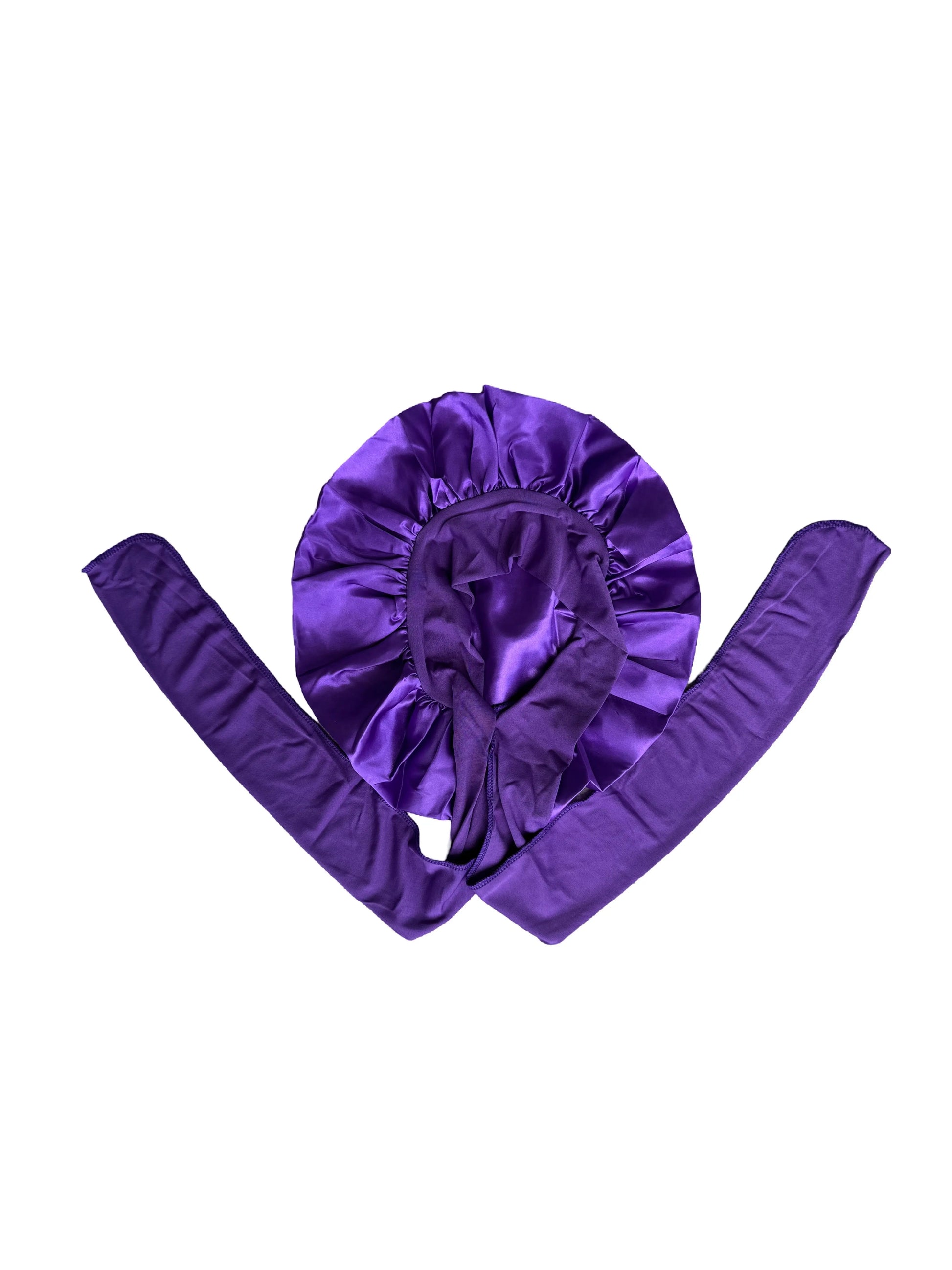 Premium Non-Slip Satin Hair Bonnet Double Layer Satin Soft Band with Silky Smooth Surface & Adjustable Sateen Tie Band for Secure Fit Unisex Wigcap Haircare - Elastic, Satin Bonnet Sleep Hair Cap