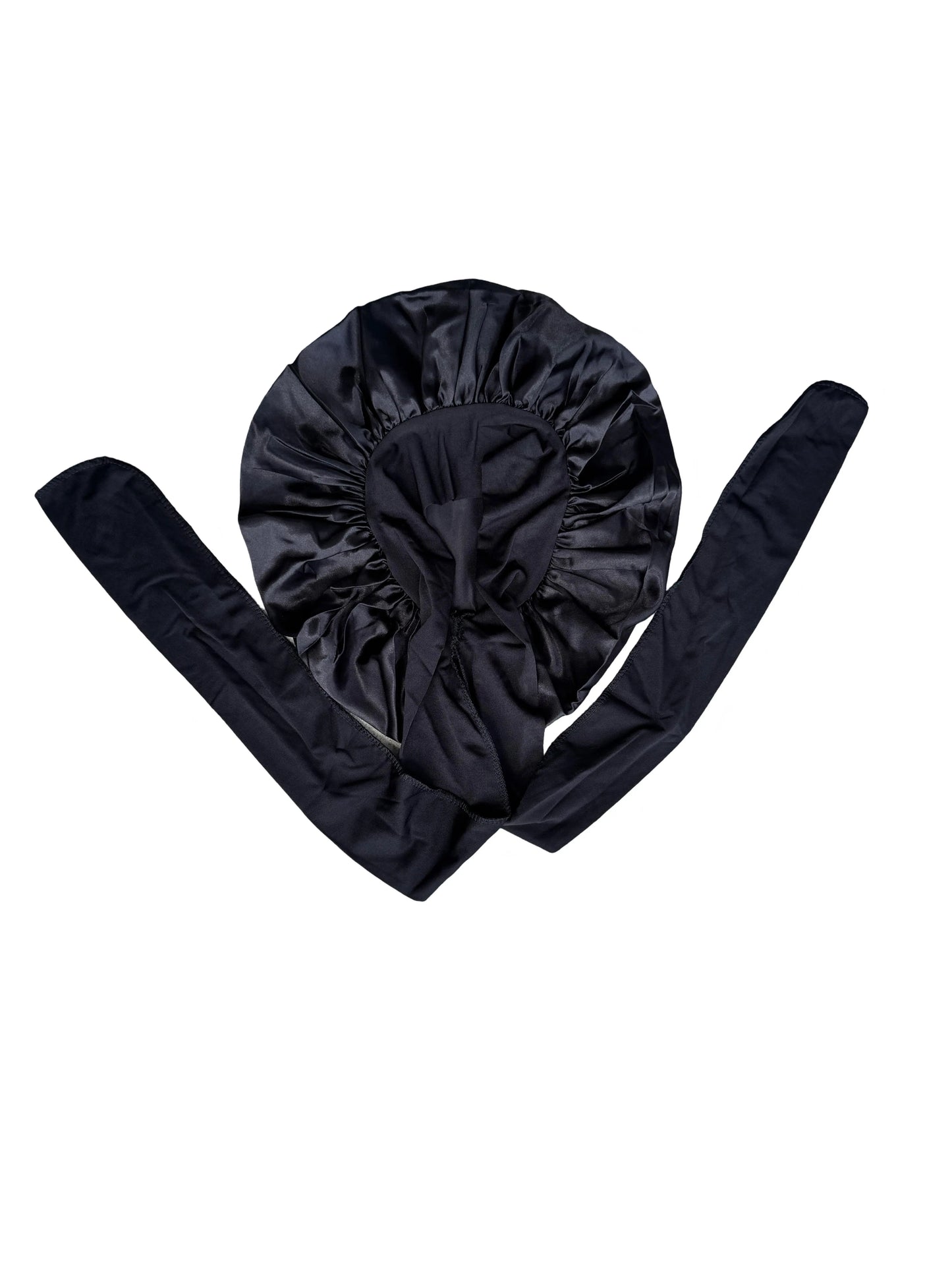 Premium Non-Slip Satin Hair Bonnet Double Layer Satin Soft Band with Silky Smooth Surface & Adjustable Sateen Tie Band for Secure Fit Unisex Wigcap Haircare - Elastic, Satin Bonnet Sleep Hair Cap